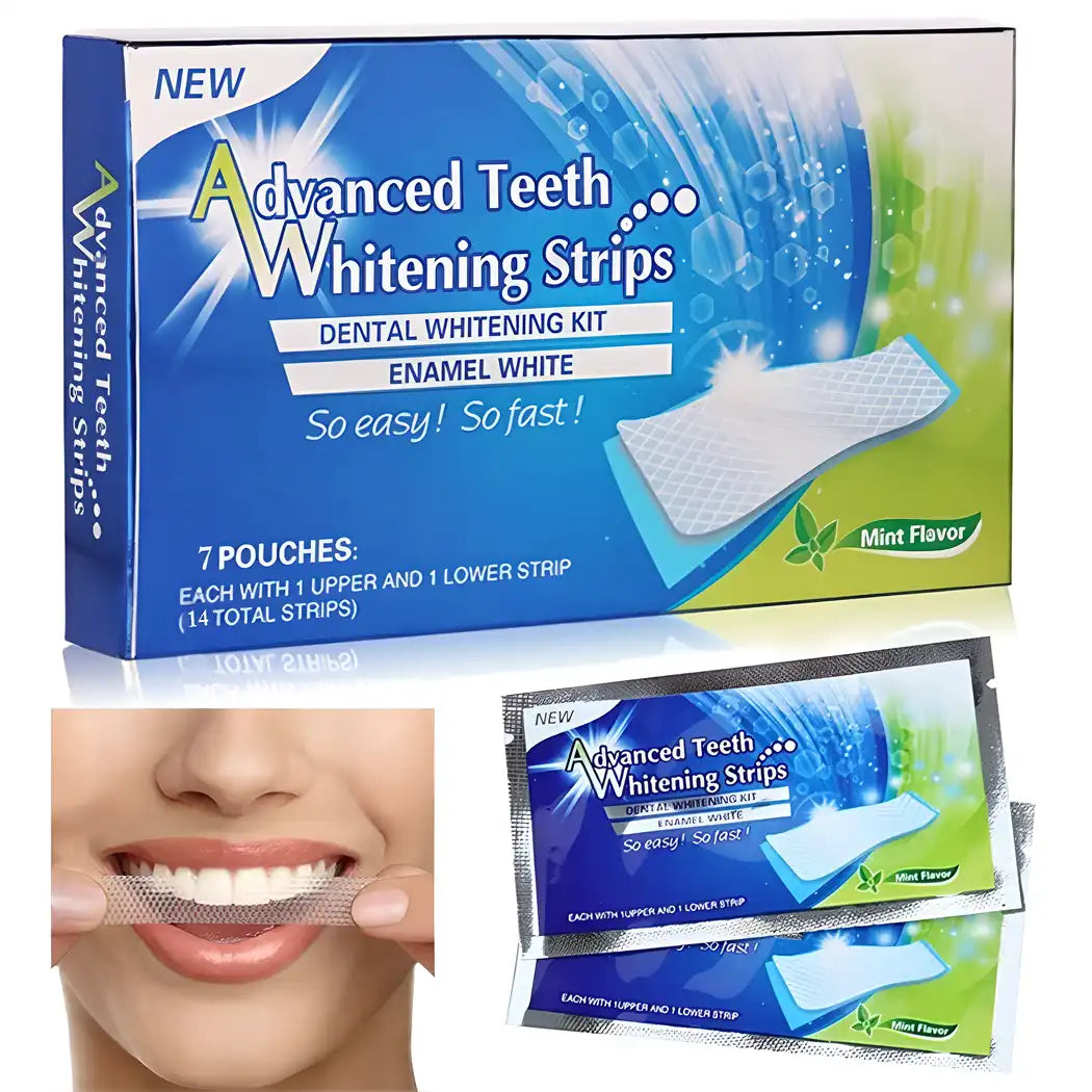 SmileBright Teeth Whitening Strips | Easy At-Home Smile Care (Pack of 7)