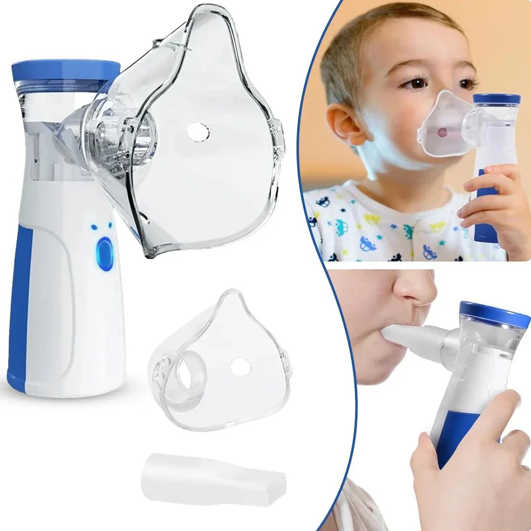 Portable Mesh Nebulizer for Adults & Kids | Quiet & Rechargeable