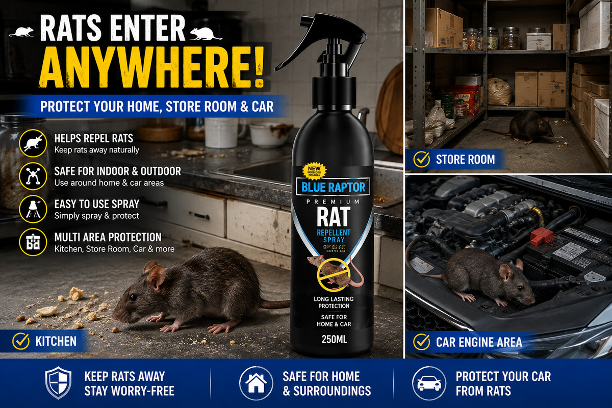 Rat Repellent for Home and Car Spray Pest Control 250ML
