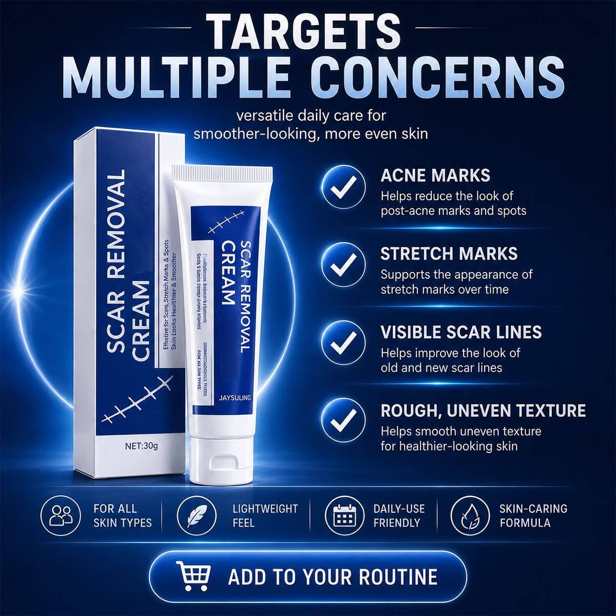 Advanced Silicone Scar  Removal Cream