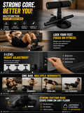 Adjustable Sit-Up Assistant for Home Workout | Strong Suction Base