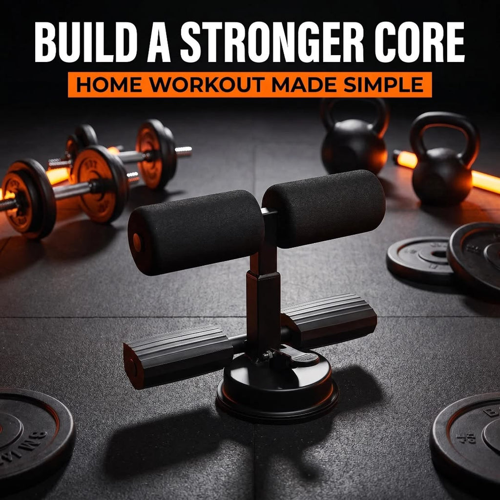 Adjustable Sit-Up Assistant for Home Workout | Strong Suction Base