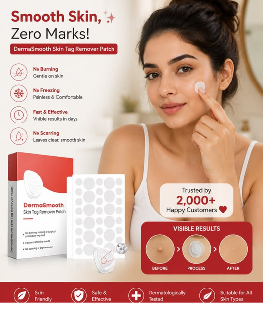 DermaSmooth Skin Tag Remover Patch ( BUY 1 GET 1 FREE )