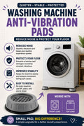 Anti-Vibration Washing Machine Feet Pads – Pack of 4