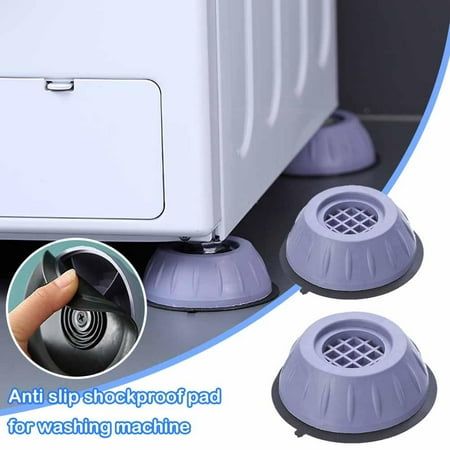 Anti-Vibration Washing Machine Feet Pads – Pack of 4