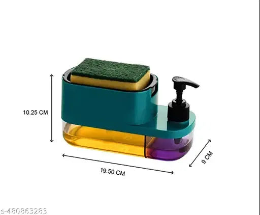 2-in-1 Sponge Holder & Soap Dispenser
