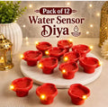 Magic Water Sensor LED Diya – Pack of 12 | Just Add Water & Watch It Glow