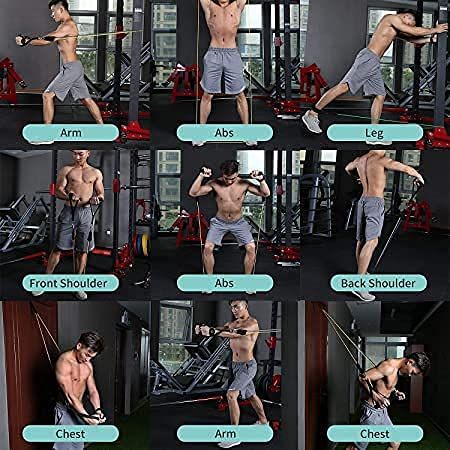 BUILD STRENGTH. TRAIN ANYWHERE. Resistance Bands Workout Set for Men & Women