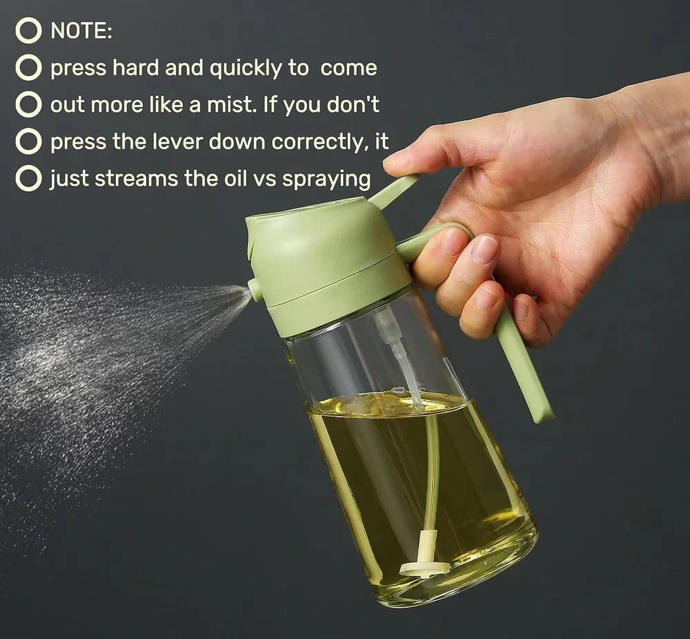 2 in 1 Oil dispenser kitchen spray (500ml) Buy 1 Get 1 Free