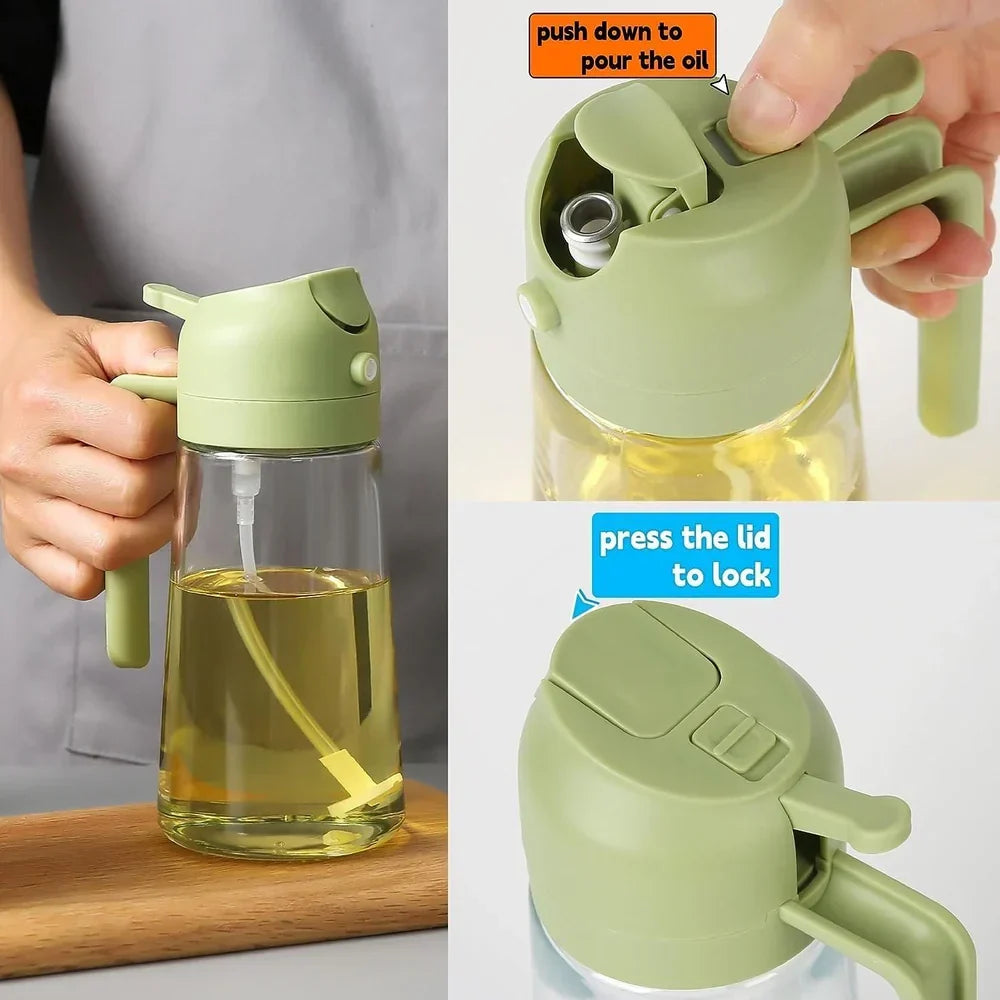 2 in 1 Oil dispenser kitchen spray (500ml) Buy 1 Get 1 Free