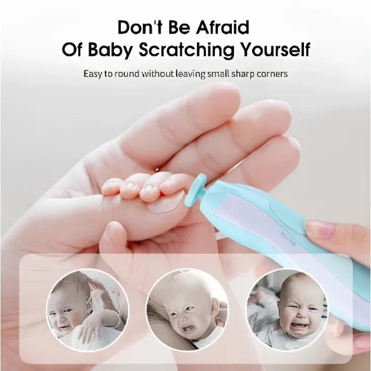Rechargeable + Gentle Filing + Easy Baby Nail Care